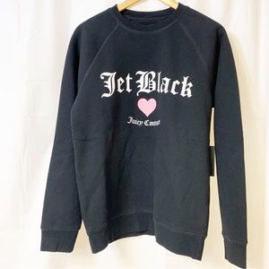 Brunette The Label x Juicy Couture JET BLACK Oversized Sweater S/M